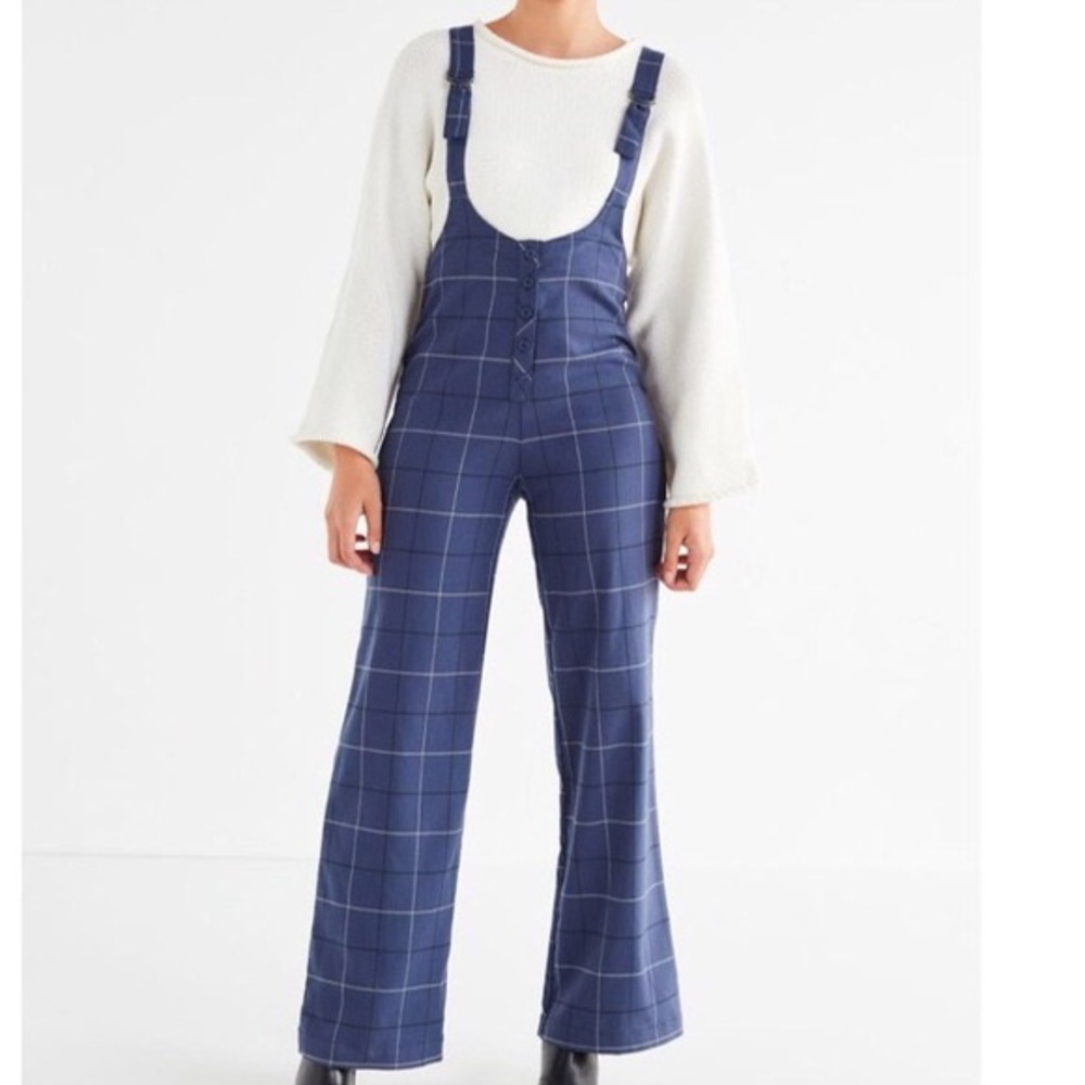 SOLD 🚫 Urban Outfitters Plaid Billie Overalls